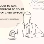 cost to take someone to court for child support