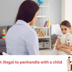 is it illegal to panhandle with a child