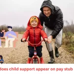 how does child support appear on pay stub