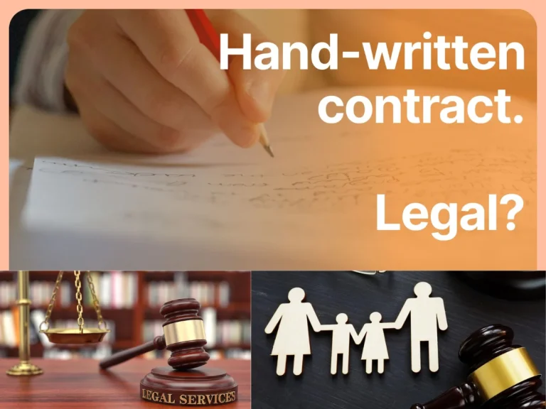 Is a Handwritten Custody Agreement Legal?